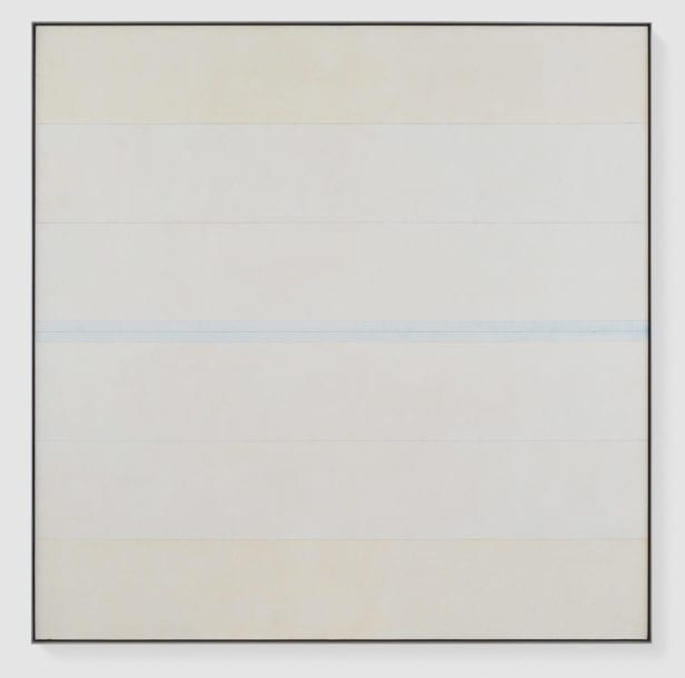 Painting by Agnes Martin, "Untitled No.9," 2003.