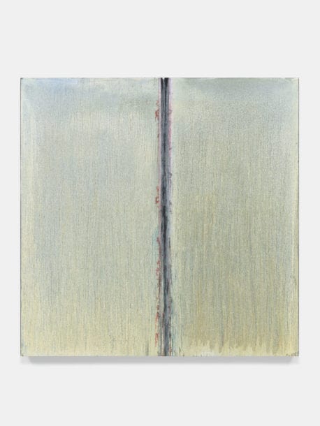 Pat Steir's painting White Moon Abyss, 2006