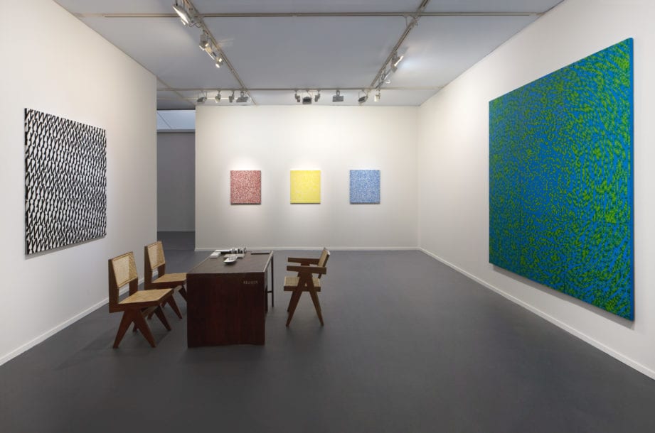 Installation view of François Morellet (Booth C10) at Frieze Masters, London 2018