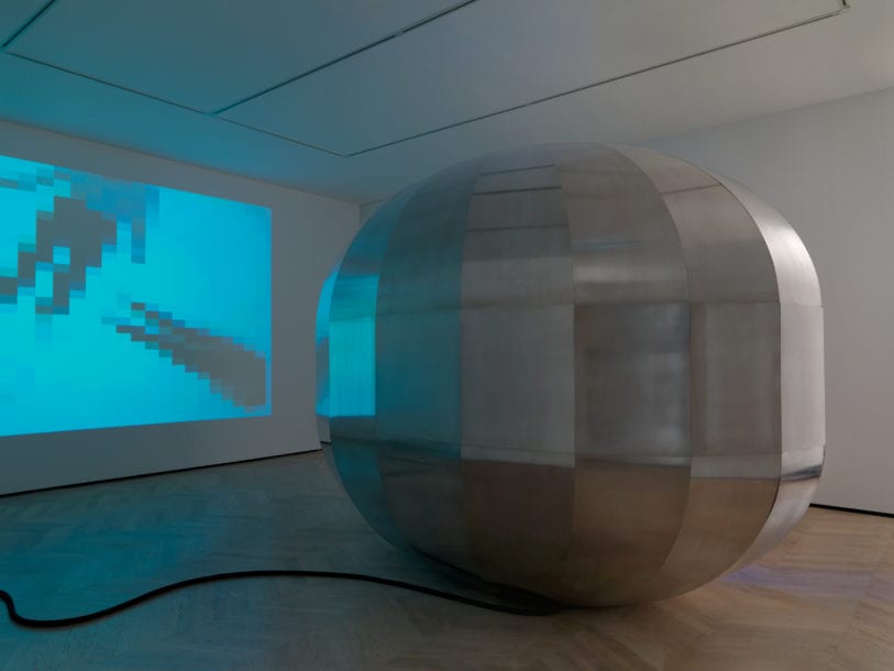 Installation view of Johannes Girardoni: Sensing Singularity.