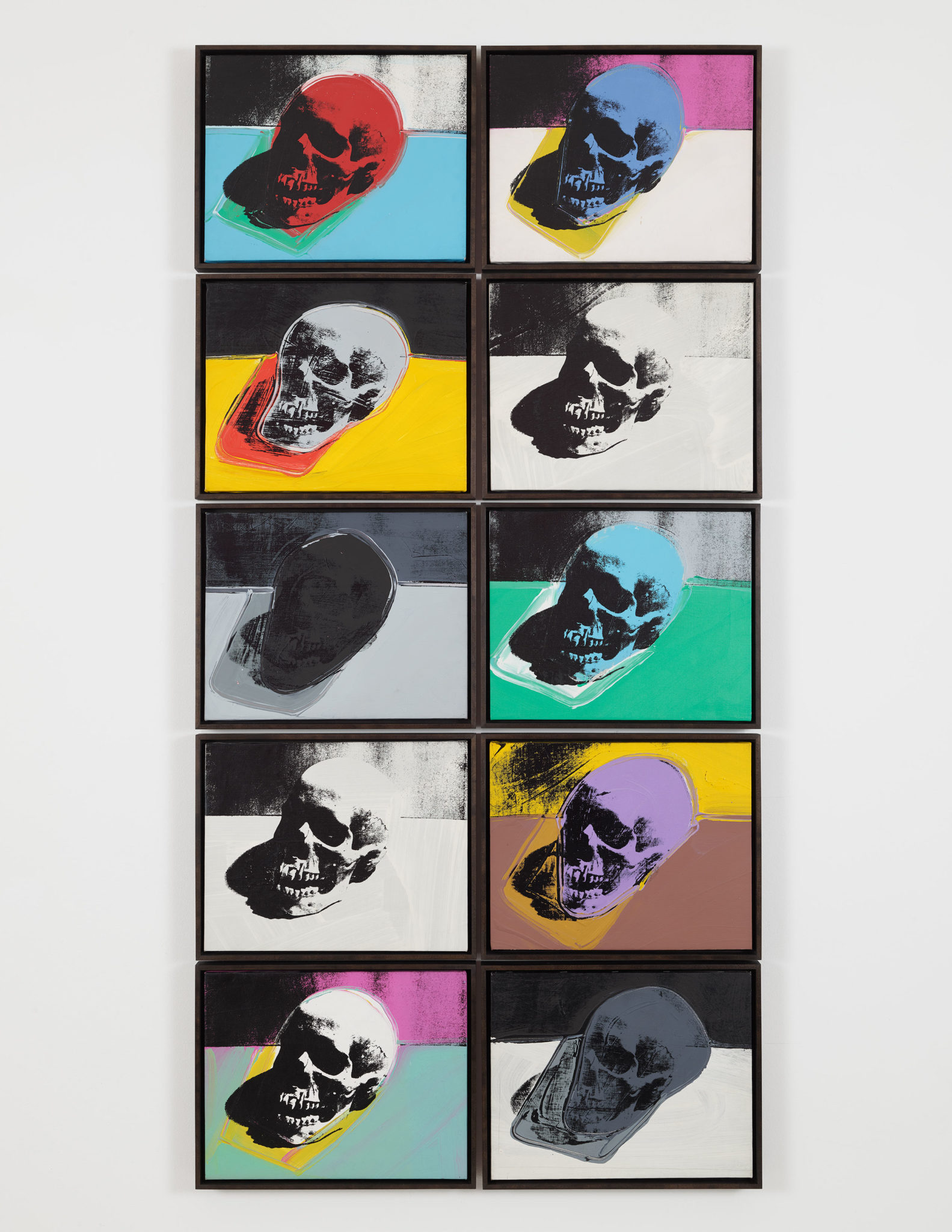 Andy Warhol's print Skulls, 1976