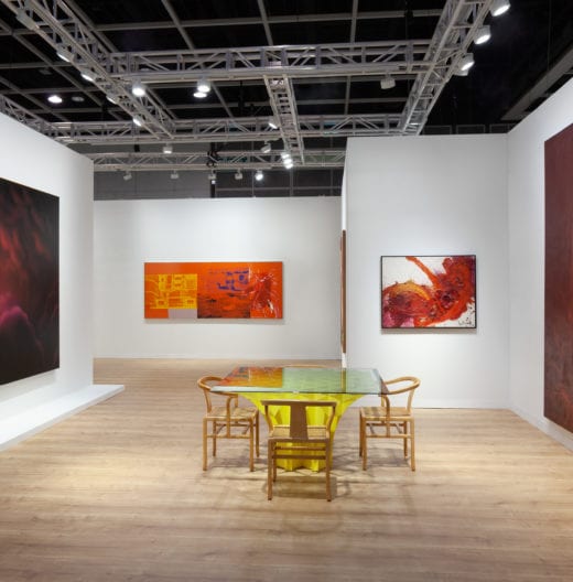 Installation view of Booth 1C14 at Art Basel Hong Kong, 2019.