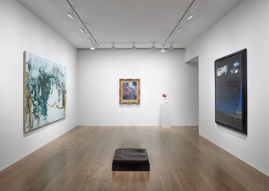 Installation view of Return to Nature (Zao Xue Han Zhang) exhibition at Lévy Gorvy Hong Kong, 2019
