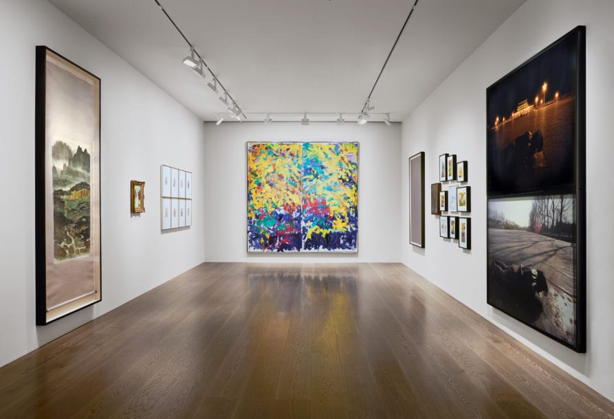 Installation view of Return to Nature (Zao Xue Han Zhang) exhibition at Lévy Gorvy Hong Kong, 2019