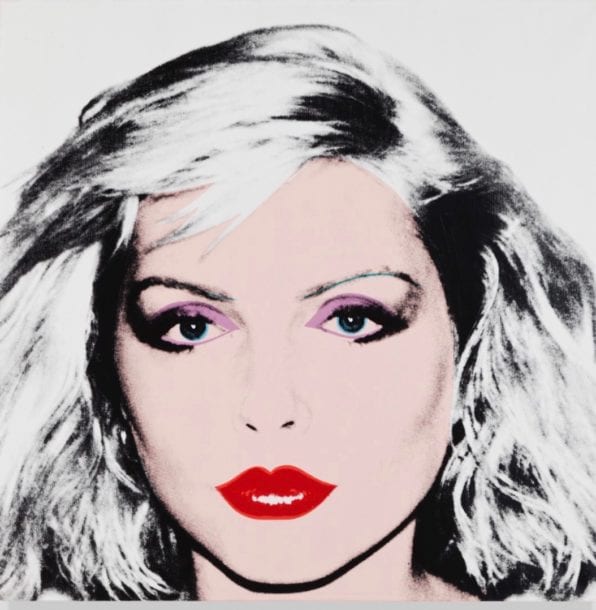 Andy Warhol portrait of Debbie Harry, 1980.