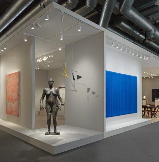Installation view, Lévy Gorvy (Booth F9) at Art Basel 2019.