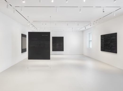 Installation view of Pierre Soulages: A Century exhibition Lévy Gorvy at New York, 2019