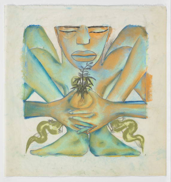Francesco Clemente's pastel Drawings for Geography, South, 1992