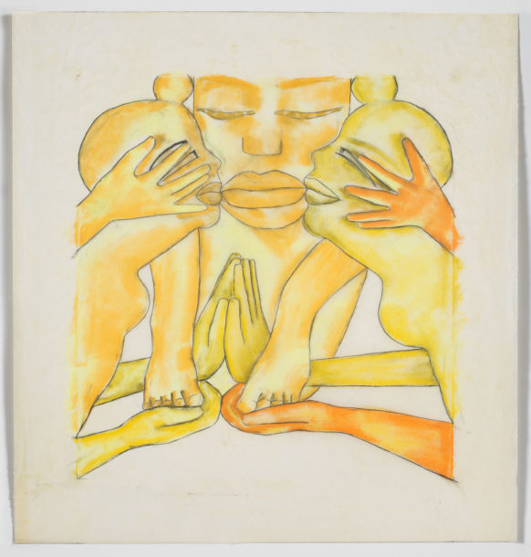 Francesco Clemente's pastel Drawings for Geography, North, c. 1990s