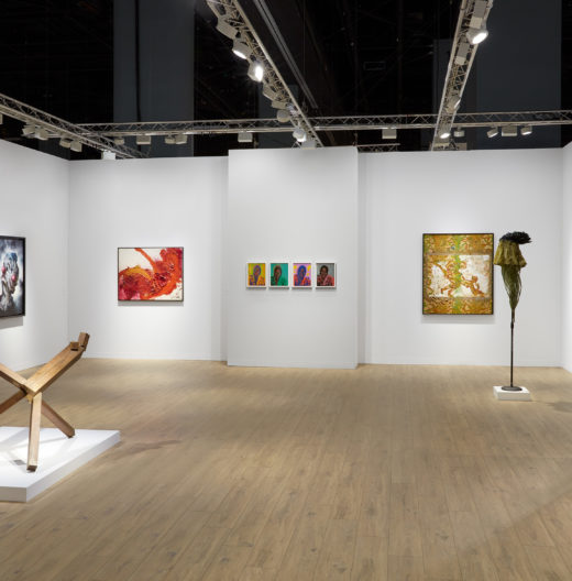 Installation view of Lévy Gorvy's booth at Art Basel Miami Beach