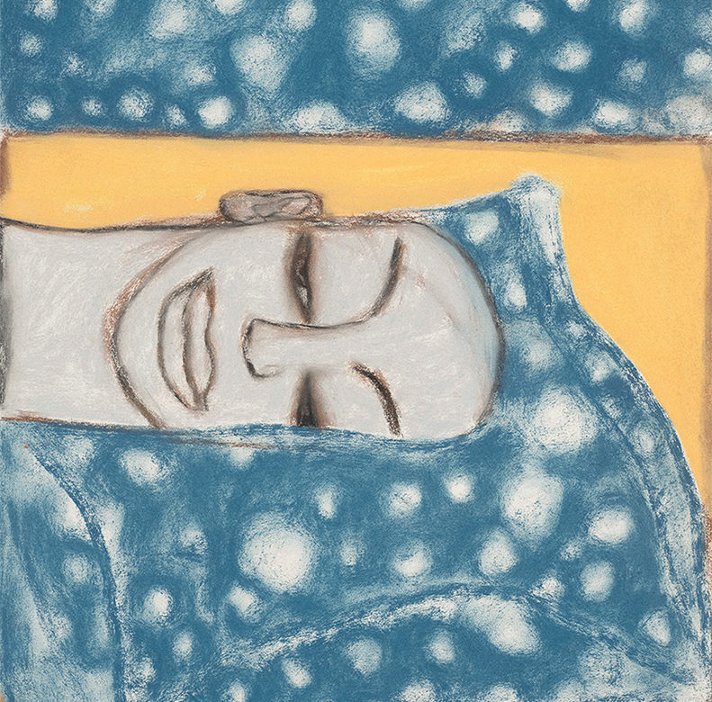 a woman with stars in her hair