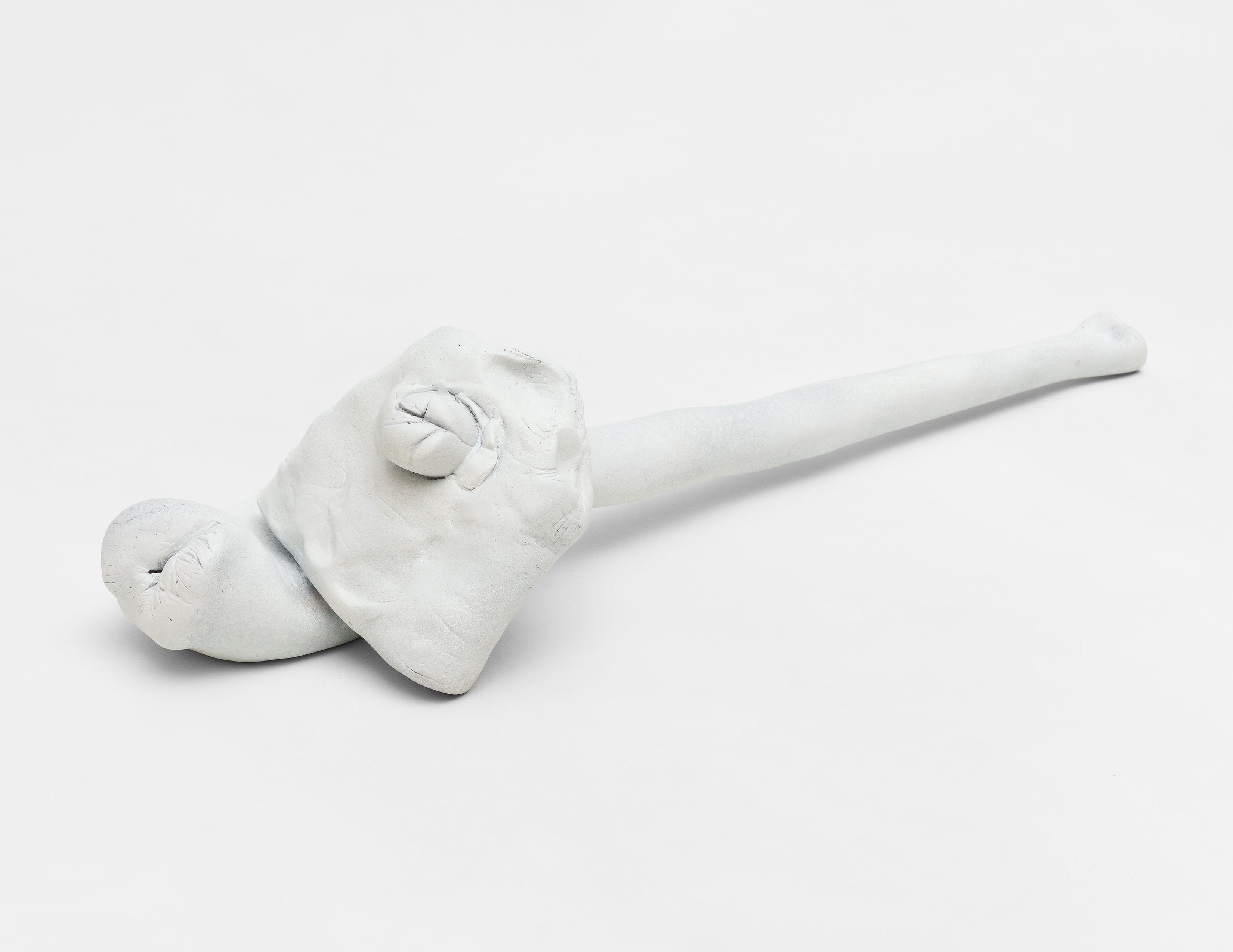 Paulo Monteiro's Untitled white patina sculpture