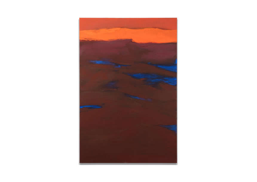 Christine Safa's painting La montagne veillant la mer