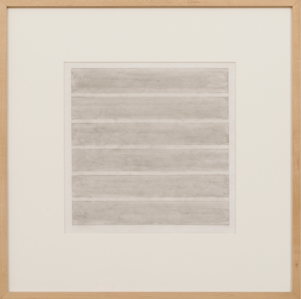Agnes Martin's Untitled work on paper