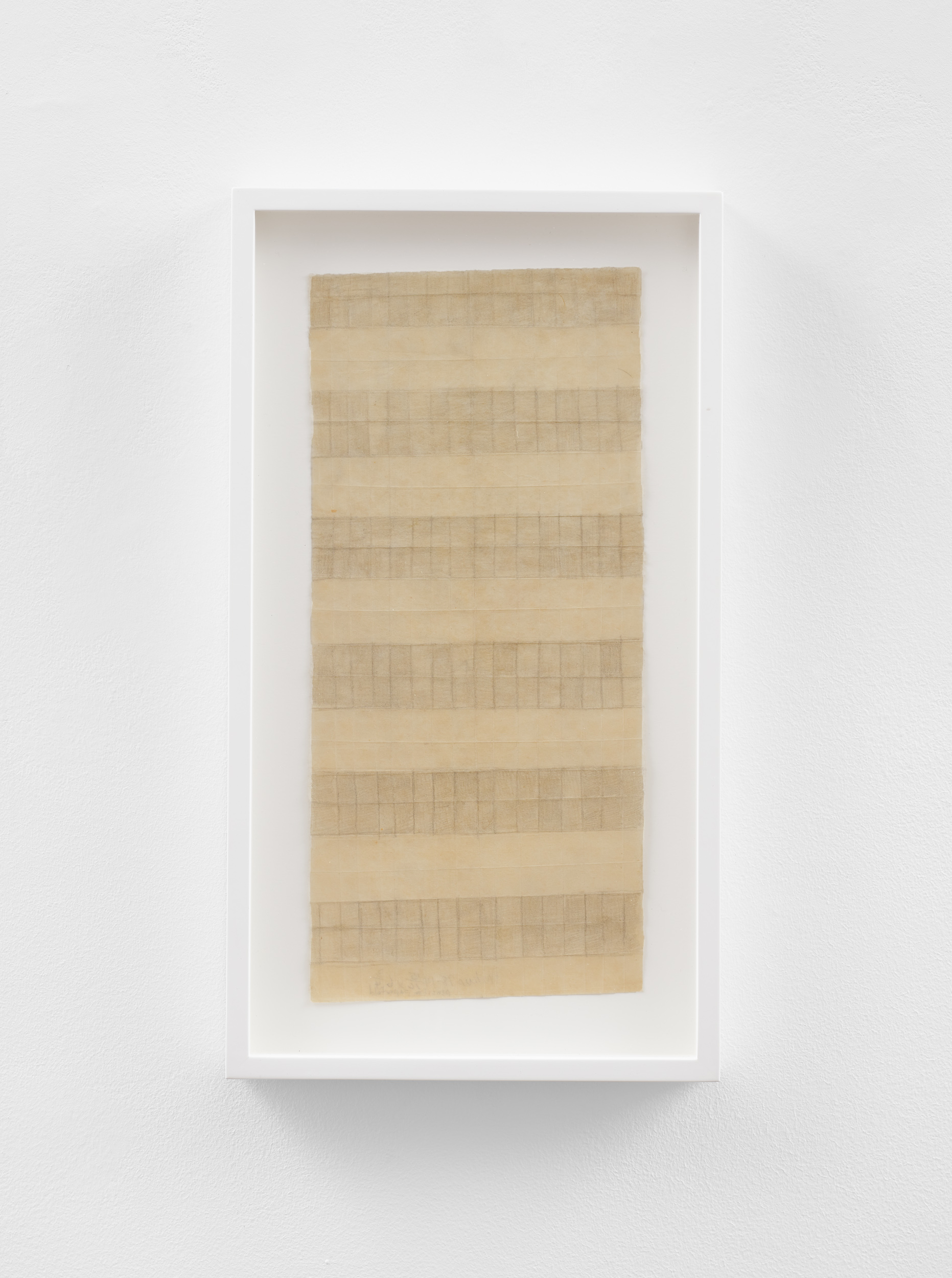 Eleanore Mikus's Untitled pencil on folded paper work
