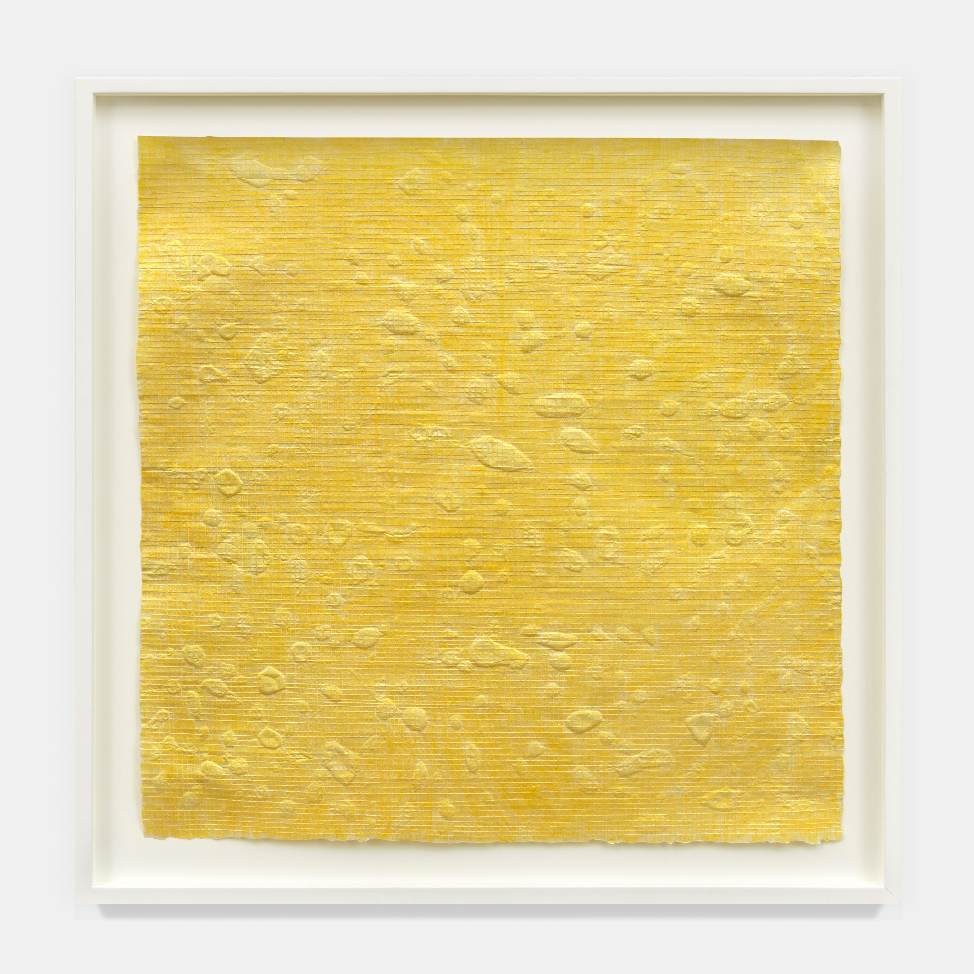 Eleanore Mikus's Untitled crayon on folded abaca paper work