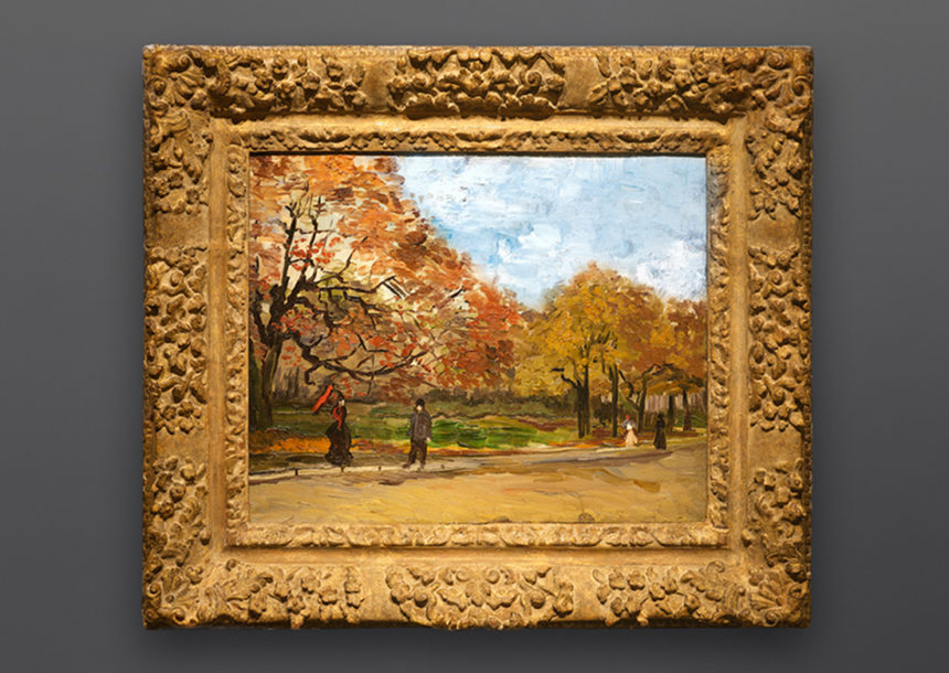Image of Vincent Van Gogh's painting View of a Park in Paris