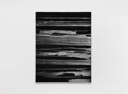 Pierre Soulages's painting Peinture 130 x 102 cm, 22 juillet 2020