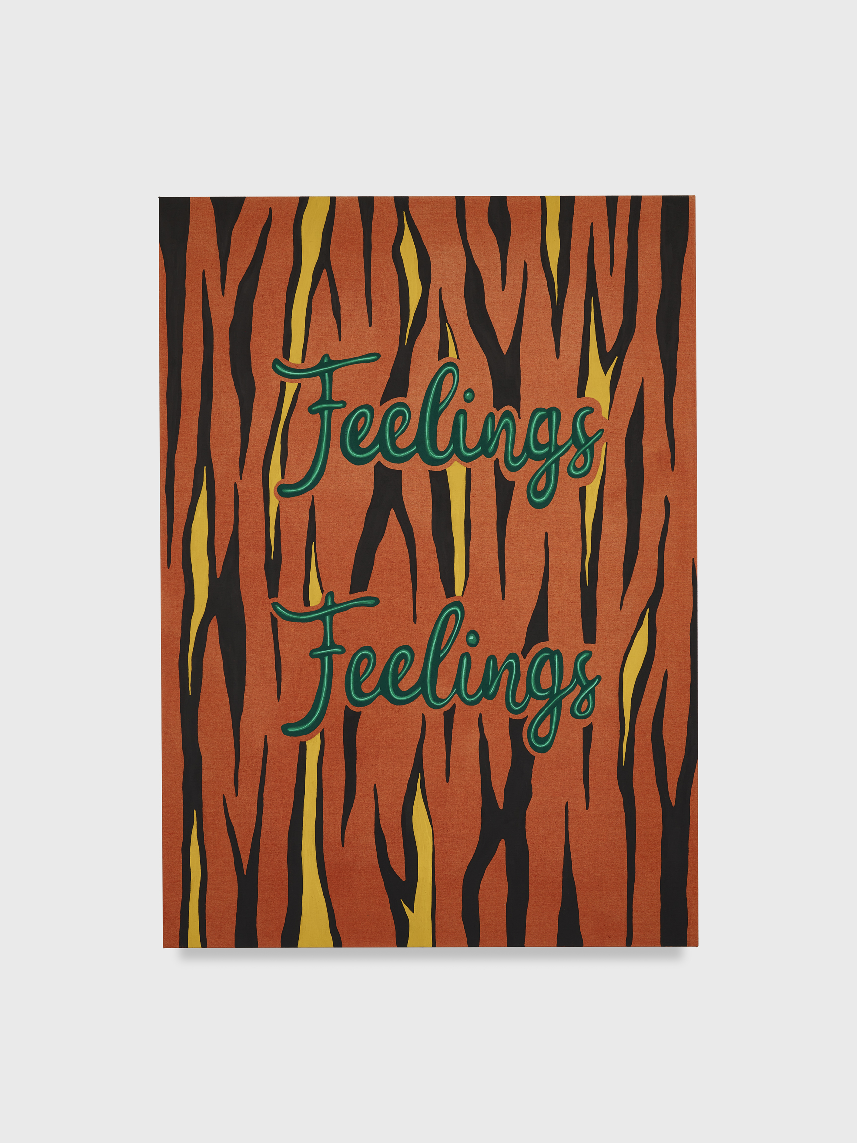 Joel Mesler's painting Untitled (Feelings Feelings)