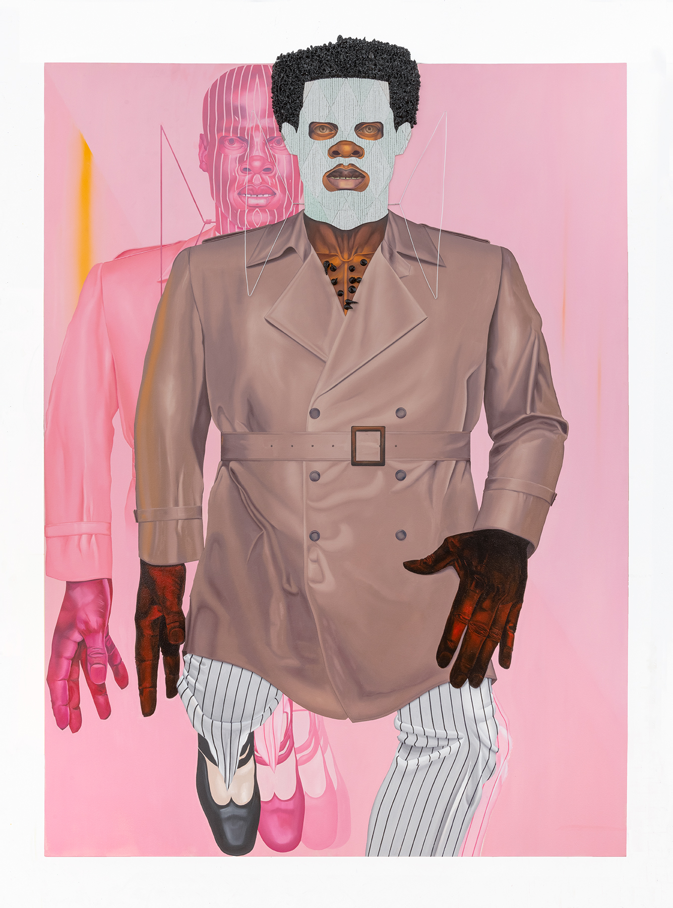 Jeff Sonhouse's painting Untitled, 2021