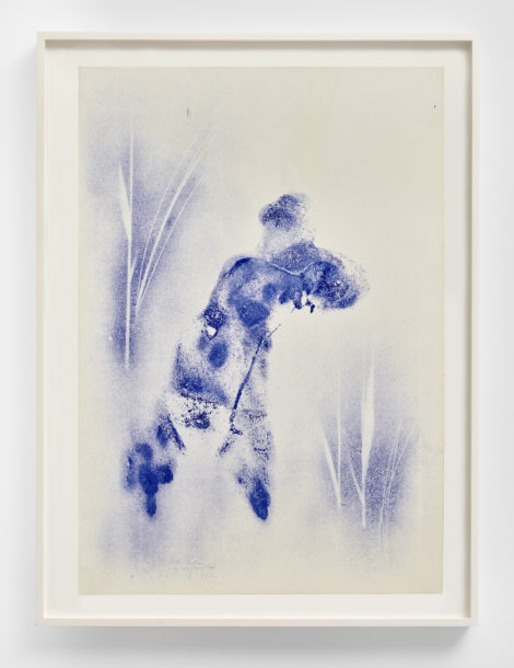 Yves Klein's painting Anthropometrie sans titre (ANT 162)