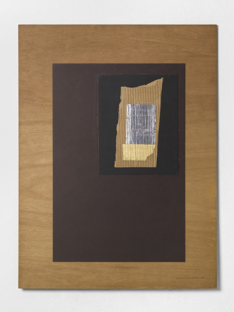 Louise Nevelson's Untitled cardboard and metal foil on board collage