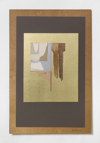 Louise Nevelson's Untitled collage dated 1962