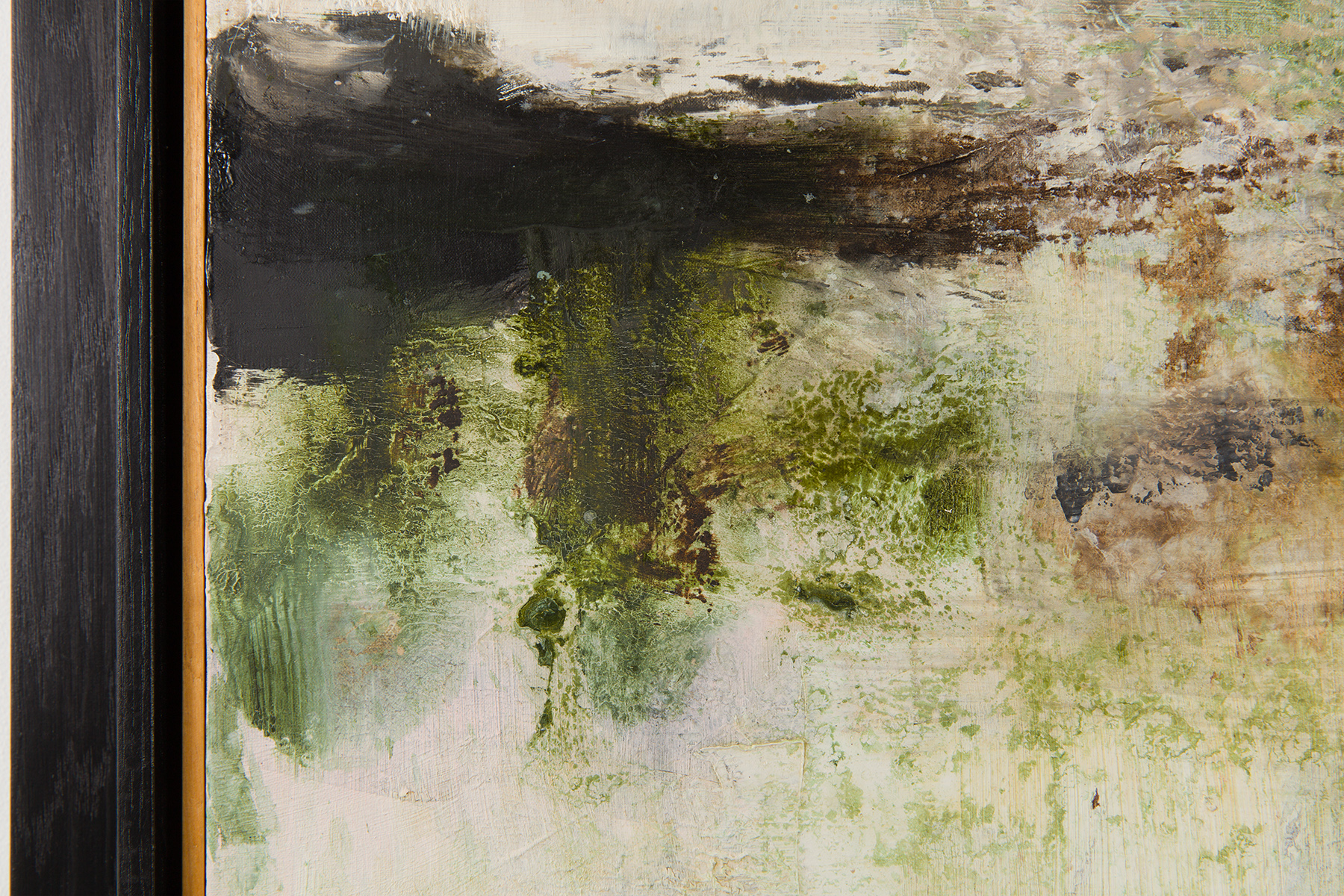 Detail view of Zao Wou-Ki's painting 17.02.71–12.05.76