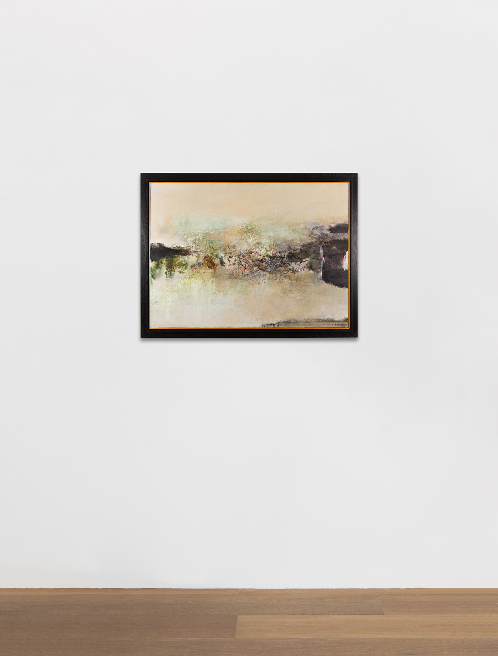 Installation view of Zao Wou-Ki's painting 17.02.71–12.05.76